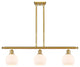 Innovations 516-3I-SG-G121-6 3 Light 36" Island Light, Satin Gold