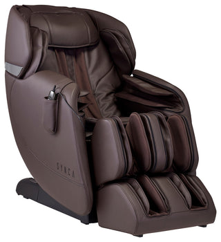 Hisho SL Track Heated Deluxe Zero Gravity Massage Chair, Brown