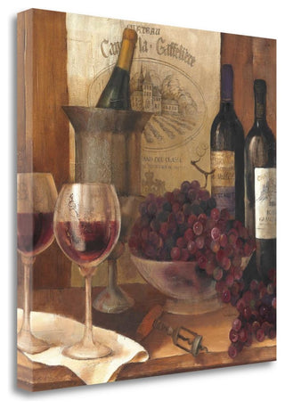 "Vintage Wine Crop" By Albena Hristova, Giclee Print on Gallery Wrap Canvas