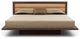Copeland Moduluxe 35" Queen Bed With Upholstery, Smoke Cherry, Sand