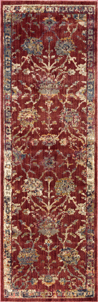 Giada Rug, Red/Multi, 2'7"x12'