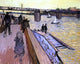 Vincent Van Gogh The Bridge at Trinquetaille, 20"x25" Wall Decal