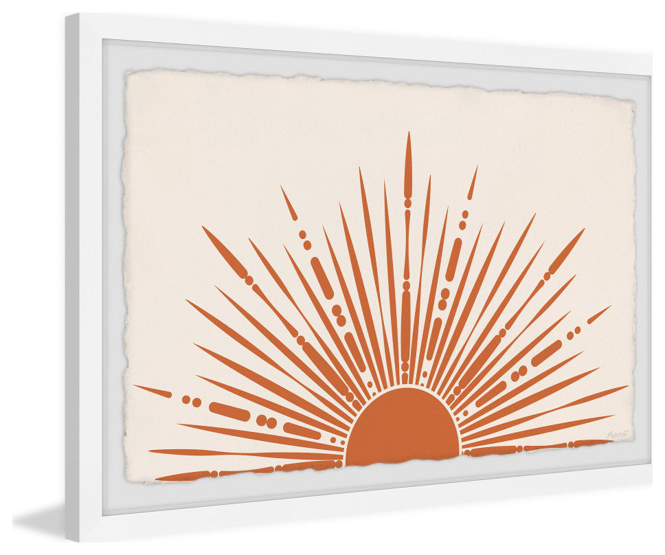 "The Sun Rays" Framed Painting Print, 36x24