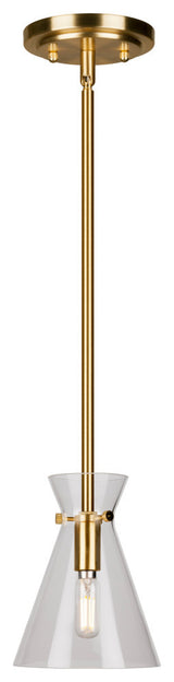 1-Light Mini Pendant, Soft Gold