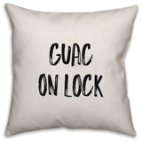 Guac On Lock, Throw Pillow, 18"x18"