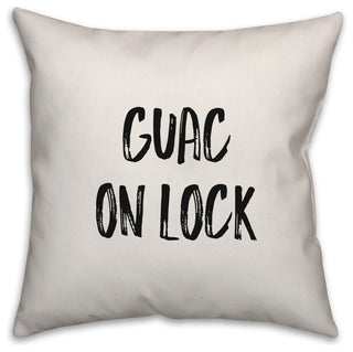 Guac On Lock, Throw Pillow, 18"x18"