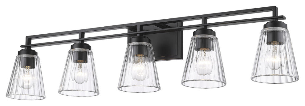 Z-LITE 5-Light Vanity, Matte Black