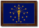 Indiana State Flag Canvas Print, 21"x30"