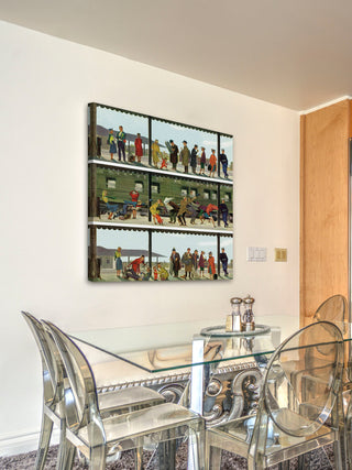 "Commuter Train" Painting Print on Canvas by Thornton Utz