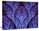 Exotic Purple Biological Organism, Abstract Art on Canvas, 20x12
