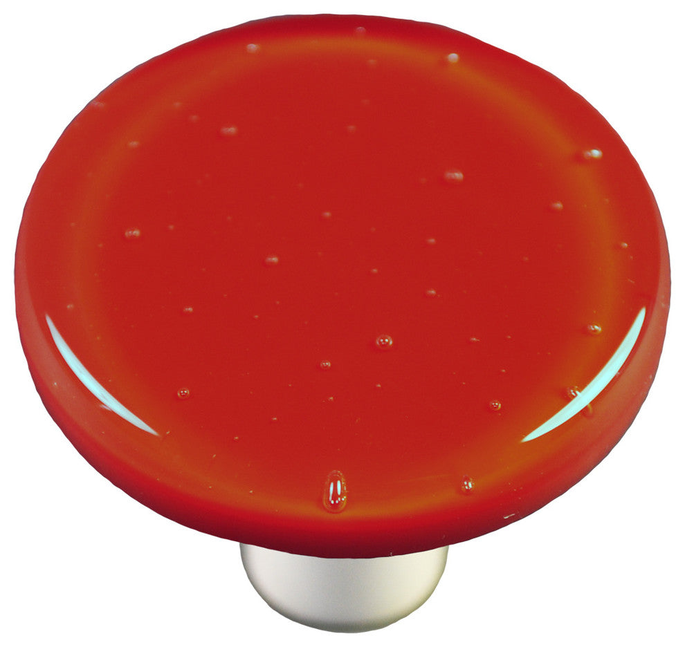 Brick Red Knob Round, Alum Post