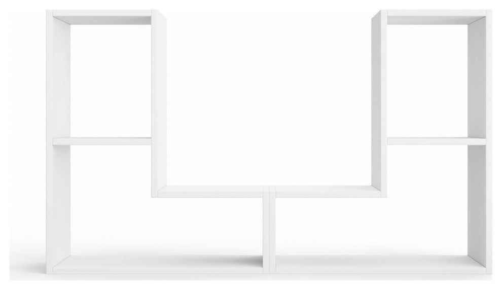 ANALI Modular Bookcase, White