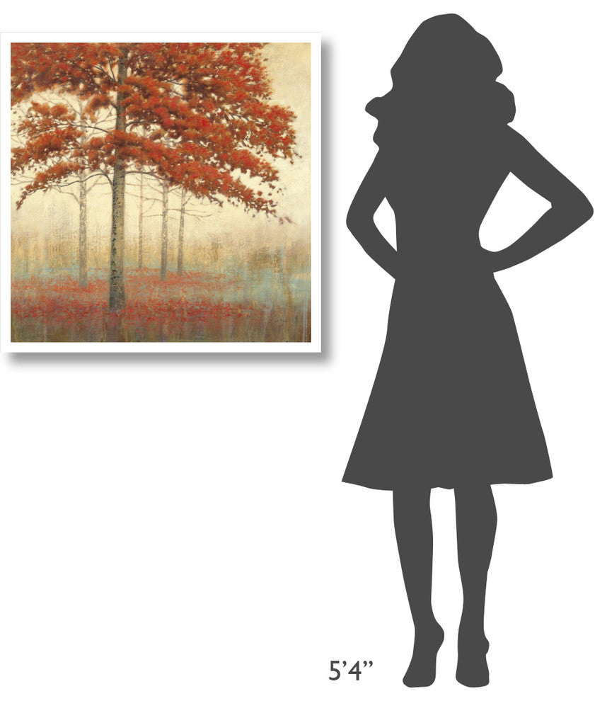 "Autumn Trees II" Digital Paper Print by James Wiens, 32"x32"