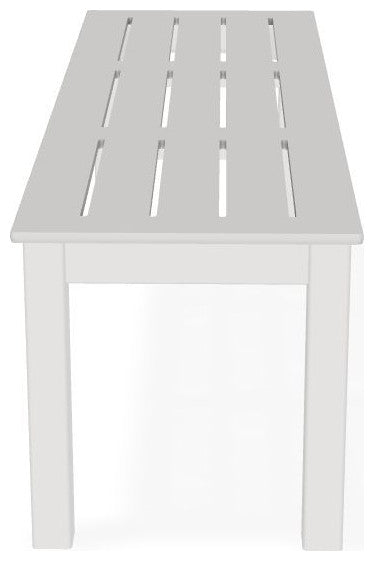 Bazza Outdoor Bench, Snow