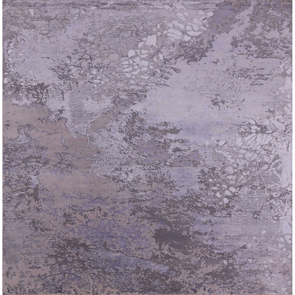 Ahgly Company Indoor Square Mid-Century Modern Area Rugs, 7' Square