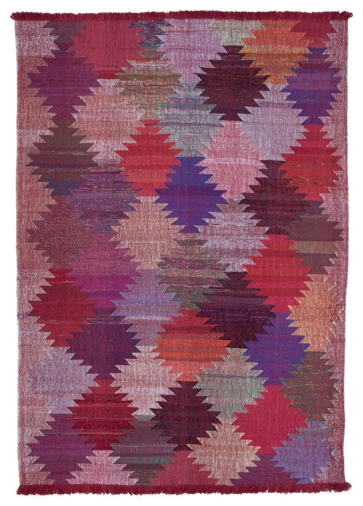 Rug N Carpet - Hand-knotted Turkish 8' 0'' x 11' 2'' Unique Wool Kilim Rug