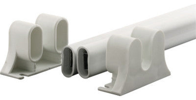 Slide-Co K-5167 Swinging Screen Door Push Bar, White