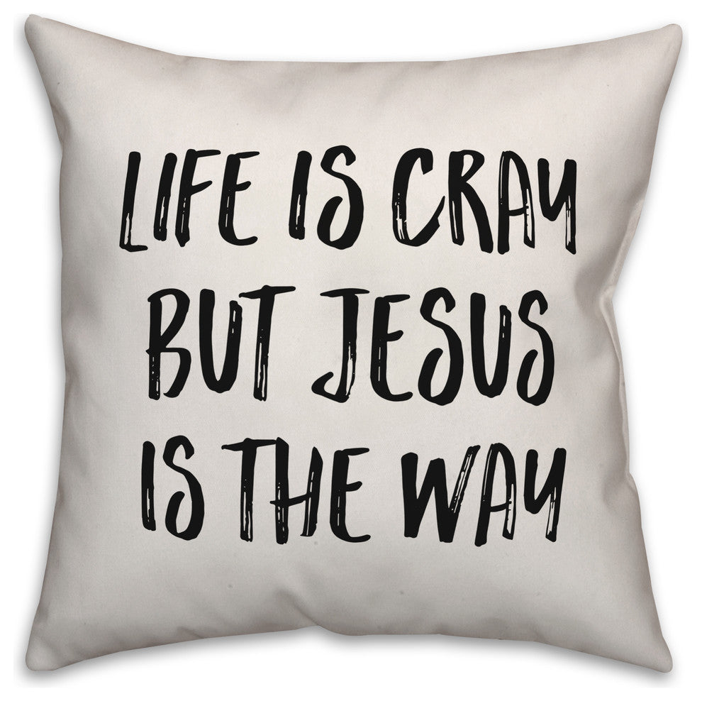 Jesus is the Way, Throw Pillow, 20"x20"