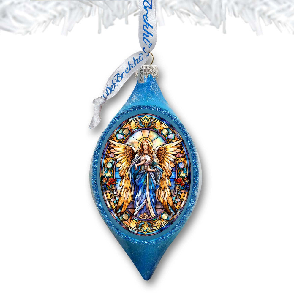 Angel of the Sea Drop Glass Ornament Nativity Holiday Decor