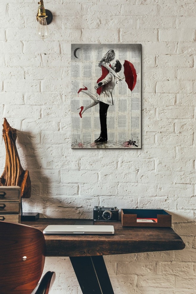Epic Graffiti "It Rained" by Loui Jover, Giclee Canvas Wall Art, 12"x18"