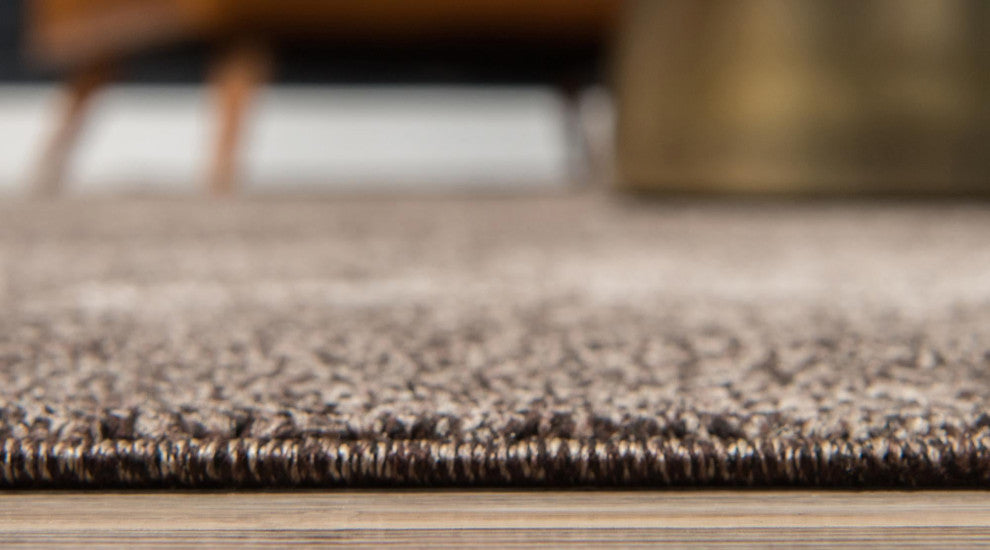 Rug Unique Loom Del Mar Brown Runner 2' 7 x 10' 0