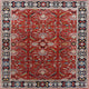 Ahgly Company Indoor Square Mid-Century Modern Area Rugs, 3' Square