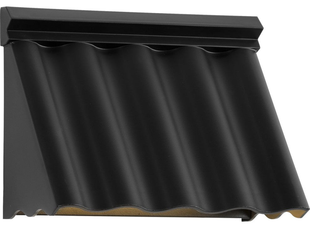 POINT DUMEÂ® Wakecrest LED Matte Black Outdoor Wall Lantern with DURASHIELD