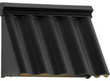 POINT DUMEÂ® Wakecrest LED Matte Black Outdoor Wall Lantern with DURASHIELD