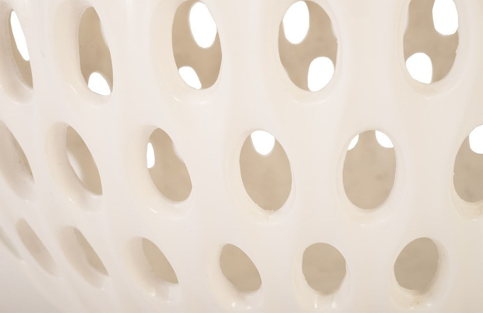 Breathe Planter, Gel Coat White