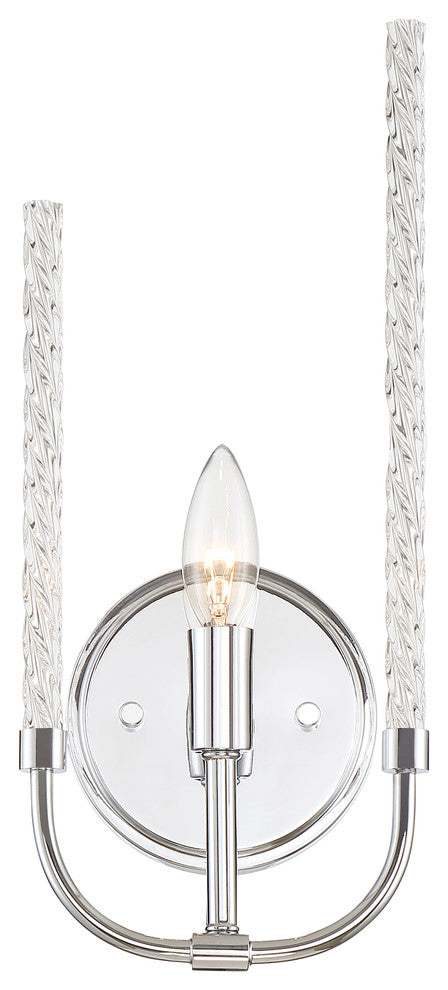 Laretto 1-Light Wall Sconce, Chrome