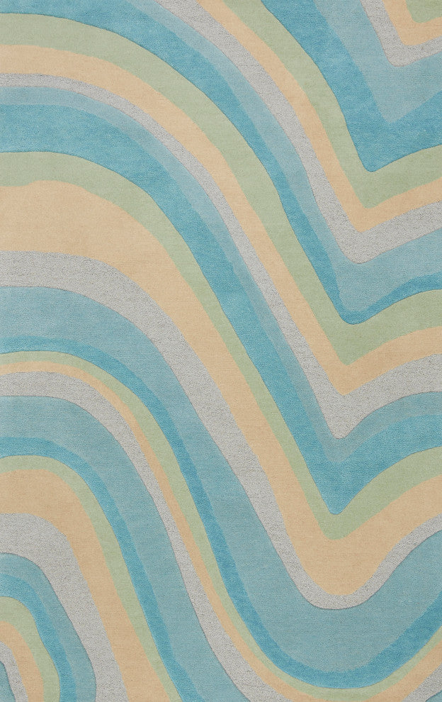 KAS Eternity 1059 Ocean Vibes Area Rug, 5'x8'