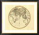 "Eastern Hemisphere, 1801" Framed Digital Print by John Cary, 40x40"
