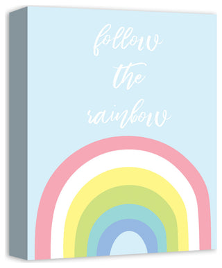 Follow The Rainbow 11x14 Canvas Wall Art