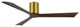 Matthews Fan, Irene-3H Ceiling Fan, Brushed Brass, 60-Inch, Walnut