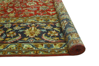 Fine Vintage Distressed Annabell Rust/Navy Rug, 10'10x16'5