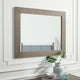 Frame Wall Mirror, Brown Oak, Wood, Modern, Mid Century Living Guest Suite