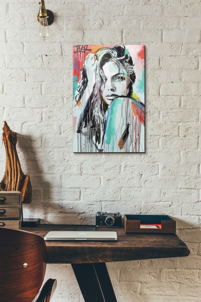 Epic Graffiti "In Spirit" by Loui Jover, Giclee Canvas Wall Art, 12"x18"