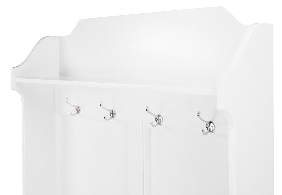 Butler Borya White Hall Tree With Storage