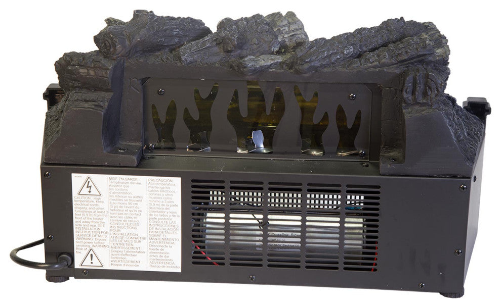 Comfort Glow Electric Fireplace Log Insert Heater w/ Remote