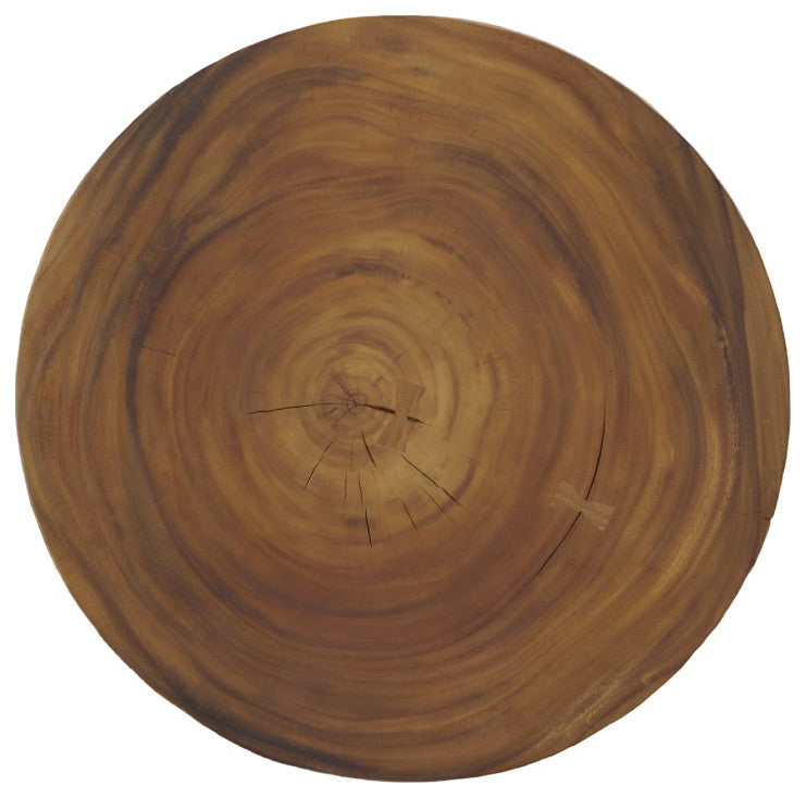 Chuleta Bar Table, Iron Base, Natural