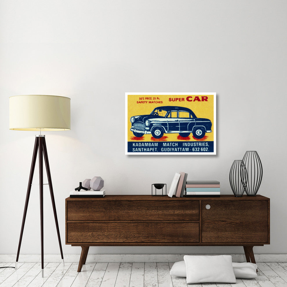 "Super Car Matches" Digital Paper Print by Phillumenart, 38"x26"
