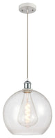 Innovations 516-1P-WPC-G124-12-LED 1-Light Mini Pendant, White, Polished Chrome