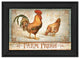 "Farm Fresh" By Mollie B., Printed Wall Art, Ready To Hang, Black Frame