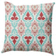Bombay Decorative Throw Pillow, Ligonberry Red, 26"x26"
