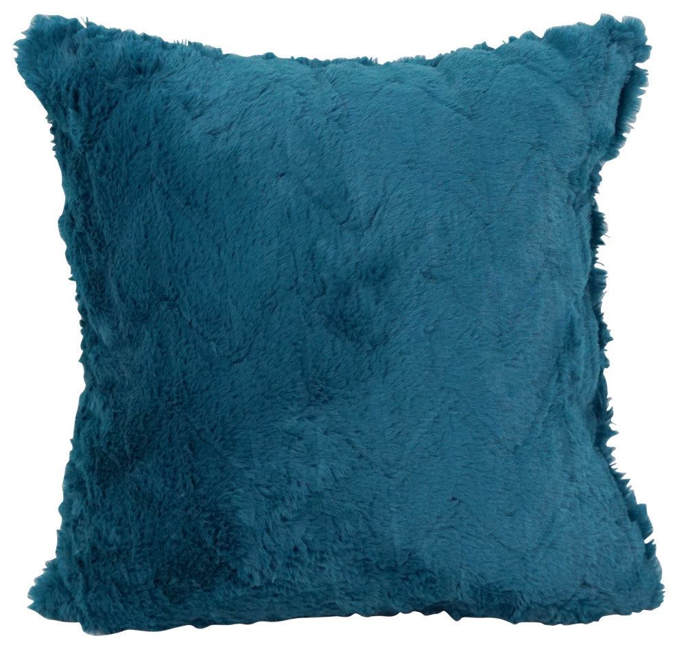 17" Jacquard Throw Pillow With Insert, Naples Caspia