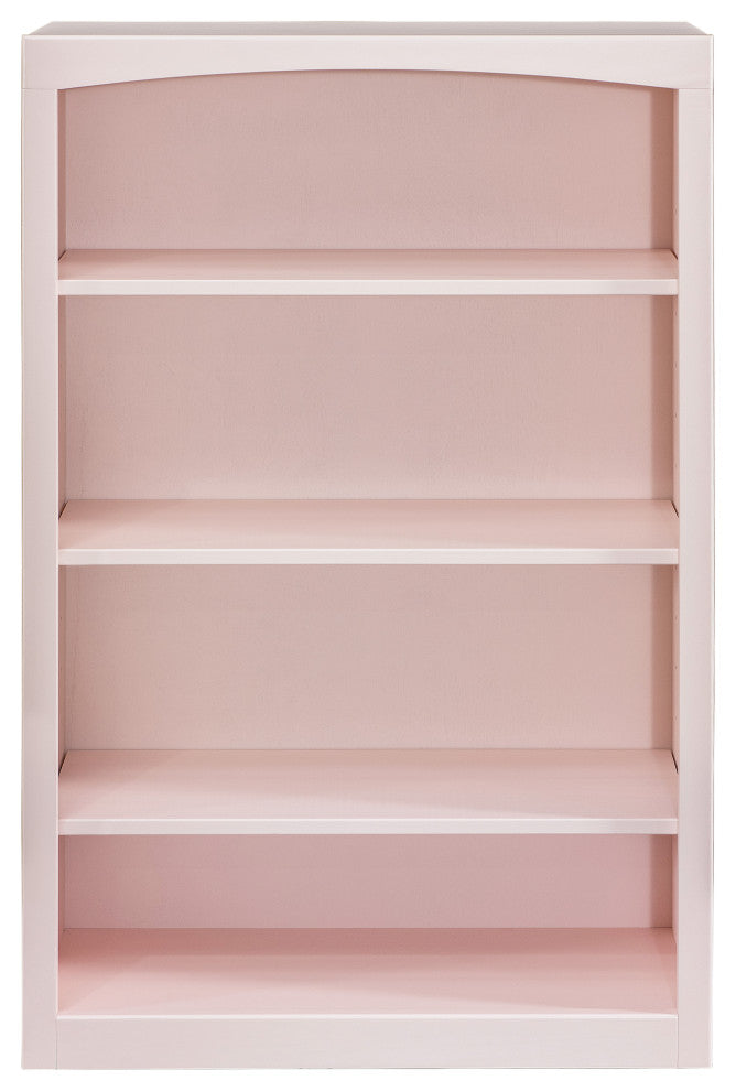 Solid Wood Bookcase, 48"x30", Blush Pink