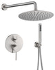 10" Wall Mounted Shower System, Brushed Nickel
