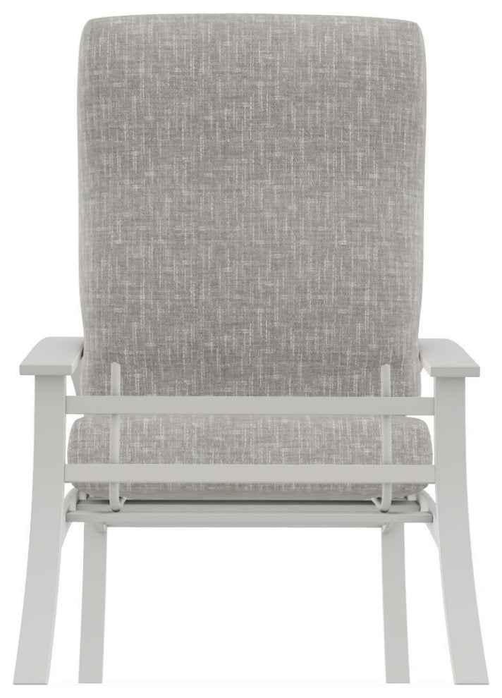 Belle Isle Cushion Deep Seating Outdoor Armchair, Hither Pewter/Snow