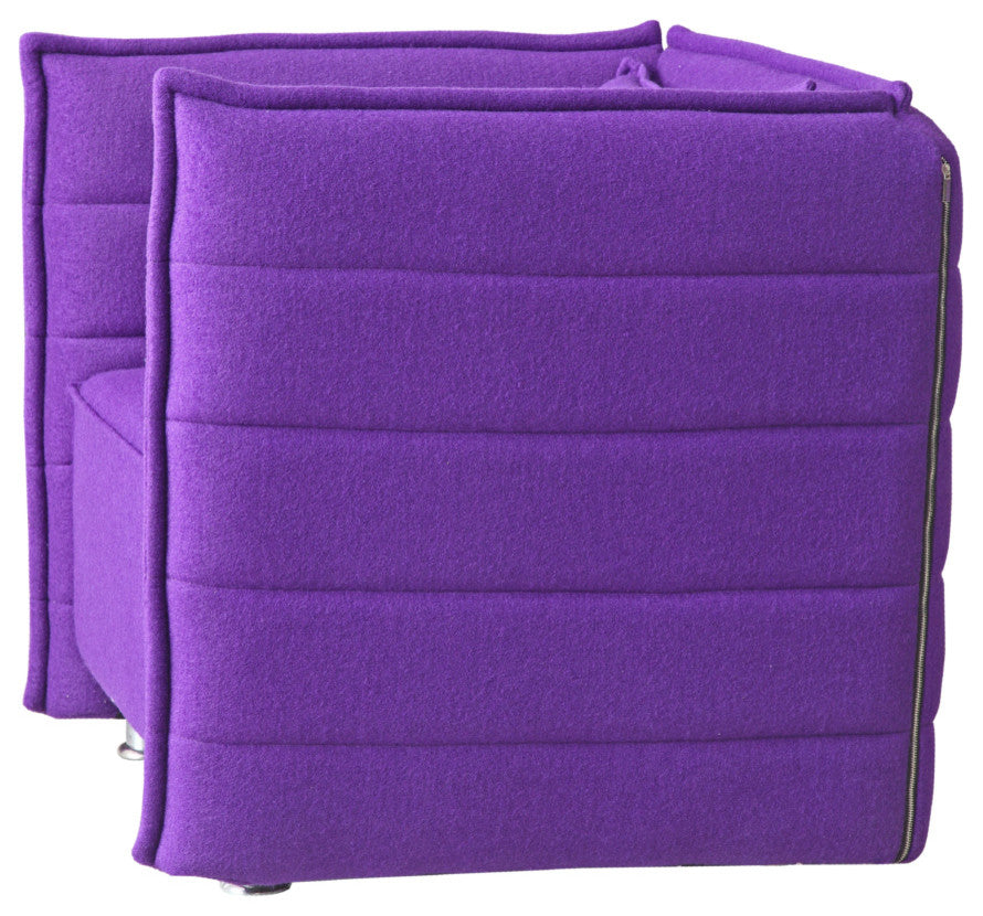 Modern Classics Sofata Chair, Purple