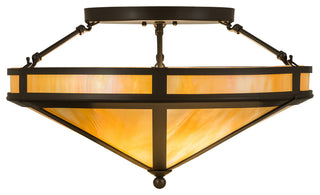 22 Wide Craftsman Prime Flushmount